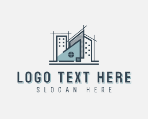 Construction - Architect Structure Engineering logo design