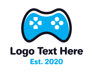 Xbox - Abstract Blue Controller logo design