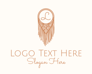 Hippie - Art Tapestry Letter logo design