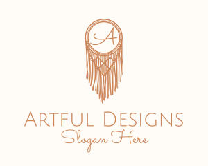 Art Tapestry Decoration logo design