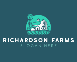 Barn Windmill Farm logo design