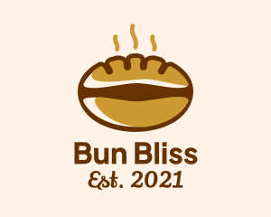 Bun - Coffee Bread Pastry logo design