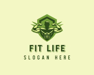 Masculine Fitness Gym logo design