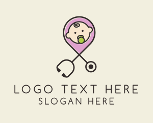 Obgyn - Infant Pediatric Doctor logo design