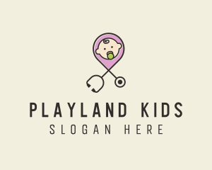 Infant Pediatric Doctor  logo design