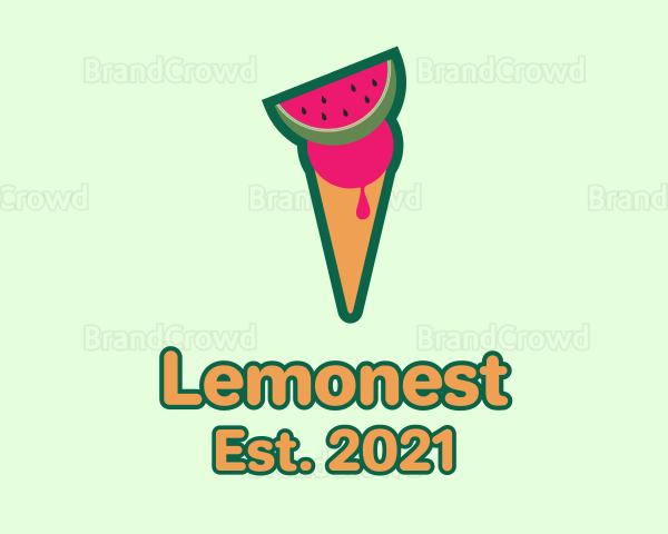 Watermelon Ice Cream Logo