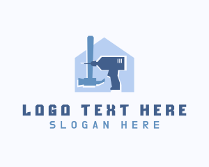 House Handyman Tools Logo