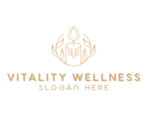 Candle Wellness Spa logo design