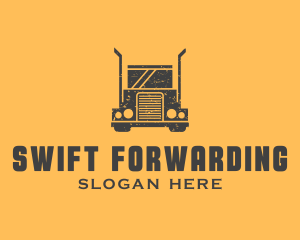 Trucking Shipping Logistics logo design