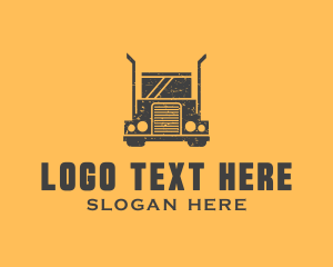 Lugging - Trucking Shipping Logistics logo design