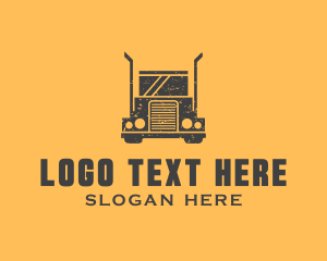 Trucking Shipping Logistics Logo