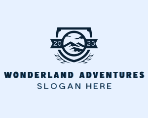 Outdoor Mountain Hills logo design