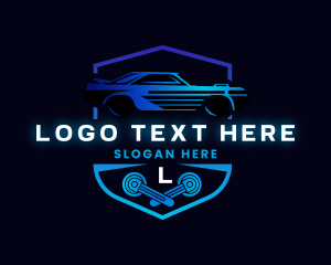 Transport - Car Garage Detailing logo design