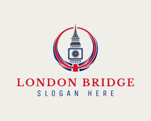 London - British Clock Tower logo design