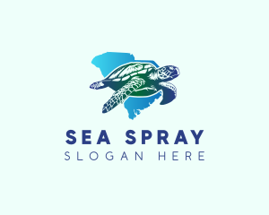 South Carolina State Sea Turtle logo design