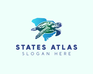 South Carolina State Sea Turtle logo design