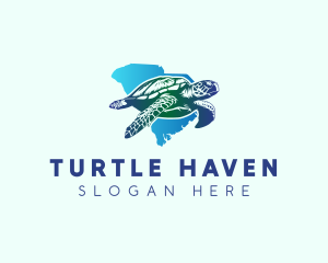 South Carolina State Sea Turtle logo design