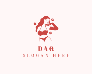 Plastic Surgery - Woman Bikini Lingerie logo design