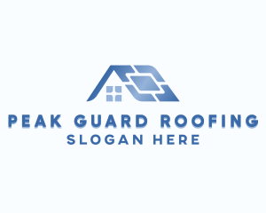 Roof Property Roofing logo design