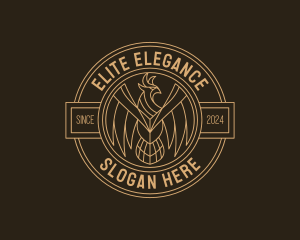 High Class - Upscale Falcon Bird logo design