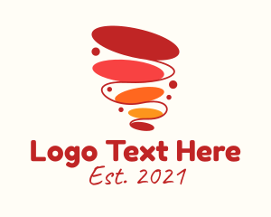 Home Decoration - Lava Lamp Tornado logo design