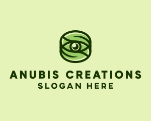 Natural Eco Eye Lens logo design