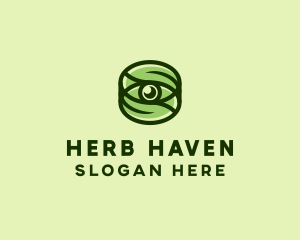 Herbs - Natural Eco Eye Lens logo design