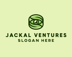 Natural Eco Eye Lens logo design