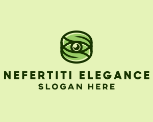 Natural Eco Eye Lens logo design