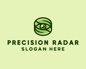 Natural Eco Eye Lens logo design