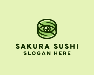 Natural Eco Eye Lens logo design