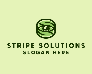 Natural Eco Eye Lens logo design