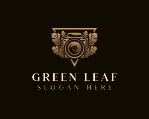 Camera Leaf Photography logo design