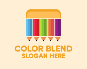 Art Color Pencils logo design