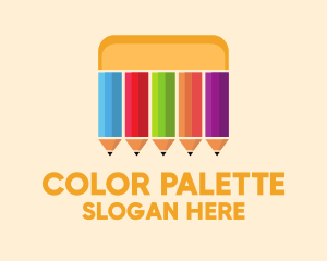 Art Color Pencils logo design