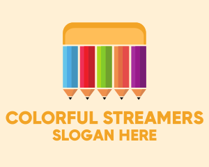 Art Color Pencils logo design