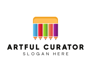 Art Color Pencils logo design