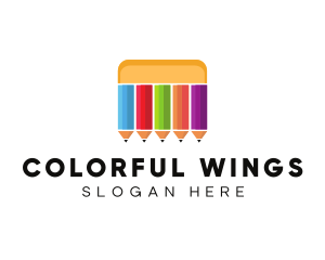 Art Color Pencils logo design