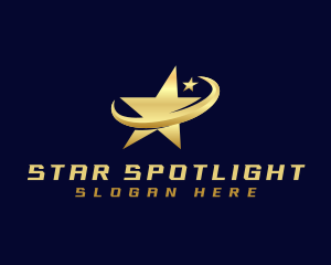 Star Swoosh Astral logo design