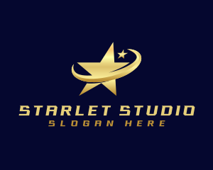 Actress - Star Swoosh Astral logo design