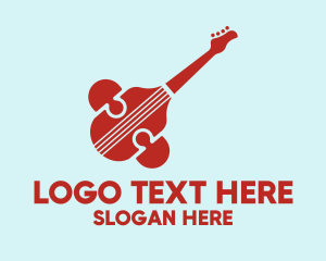 Sound Check - Modern Guitar Symbol logo design