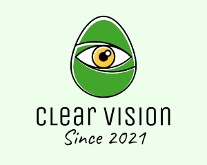 Optical - Optical Eye Egg logo design