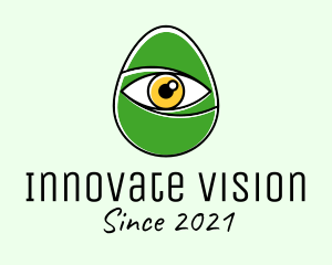 Optical Eye Egg logo design