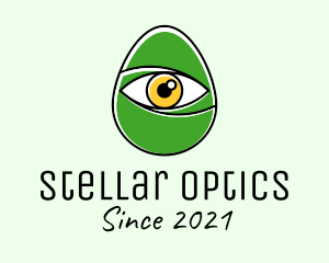 Optical Eye Egg logo design