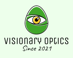 Optical Eye Egg logo design
