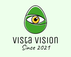 View - Optical Eye Egg logo design