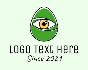 Visual - Optical Eye Egg logo design