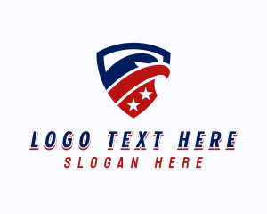 Politician - Military American Eagle logo design
