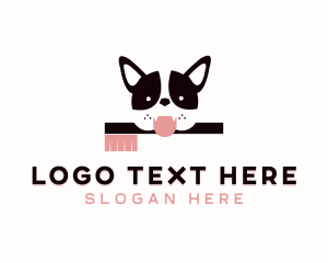 Veterinary - Pet Dog Toothbrush logo design