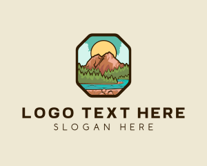 Outdoor - River Mountain Travel logo design